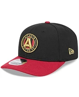New Era Men's Black/Red Atlanta United Fc 2025 Jersey Hook 9SEVENTY Stretch-Snap Hat