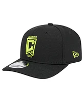 New Era Men's Black Columbus Crew 2025 Jersey Hook 9SEVENTY Stretch-Snap Hat