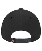 New Era Men's Black Atlanta Braves 9FORTY A-Frame Adjustable Hat