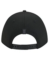 New Era Men's Black Minnesota Wild Game Day Stealth Flag 9FORTY A-Frame Adjustable Hat