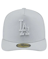 New Era Men's Gray Los Angeles Dodgers Colorpack 59FIFTY Fitted Hat