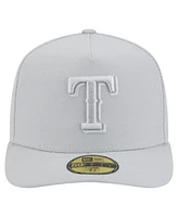 New Era Men's Gray Texas Rangers Colorpack 59FIFTY Fitted Hat