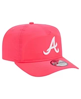 New Era Men's Pink Atlanta Braves Everyday Golfer Adjustable Hat