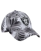 New Era Men's Gray Las Vegas Raiders Palms 39THIRTY Flex Hat