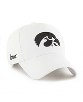 '47 Brand Men's White Iowa Hawkeyes Foundation Offside Adjustable Hat