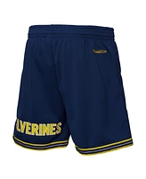 Mitchell & Ness Men's Navy Michigan Wolverines Team Origins Mesh Shorts