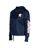New Era Women's Navy Houston Astros Half-Zip Hoodie