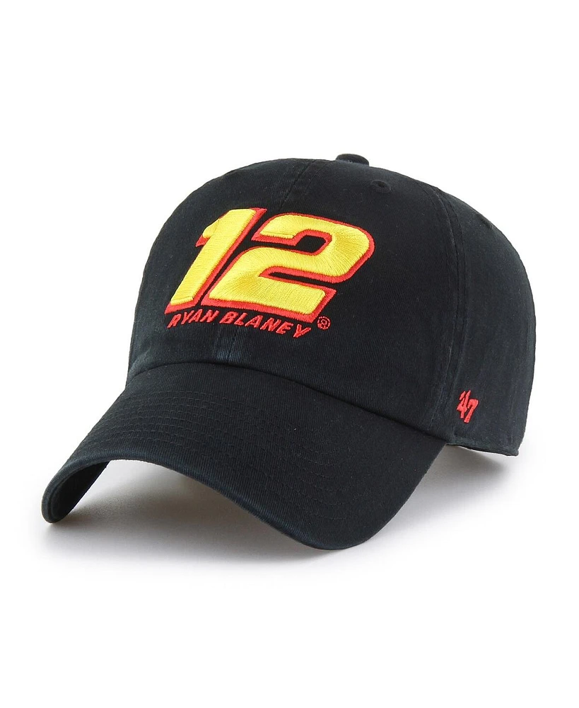 '47 Brand Black Ryan Blaney Clean Up Adjustable Hat