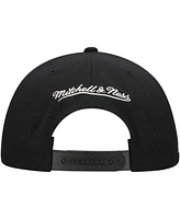 Mitchell & Ness Men's Black San Jose Sharks Team Snapback Hat