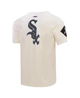 Pro Standard Men's Cream Chicago White Sox Club Member Badge T-Shirt