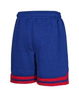 Outerstuff Big Boys and Girls Royal Philadelphia 76ers Teardrop Fleece Shorts