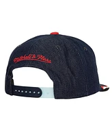 Mitchell & Ness Men's Denim Chicago Bulls Day 6 Snapback Hat