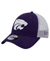 New Era Men's Purple Kansas State Wildcats Trucker 9FORTY Adjustable Hat