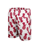 Colosseum Men's White Iowa State Cyclones Pineapples Swim Shorts