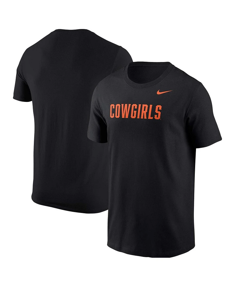 Nike Men's Black Oklahoma State Cowboys Cowgirls Logo T-Shirt