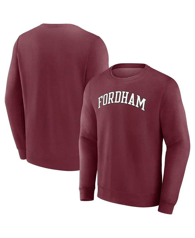 Fanatics Men's Maroon Fordham Rams Short Name Pullover Sweatshirt