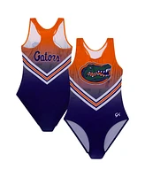 Gk Elite Big Girls Royal Florida Gators Spirit Leotard