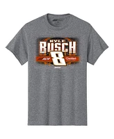 Richard Childress Racing Team Collection Men's Heather Gray Kyle Busch Cheddar's Car T-Shirt