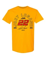 Team Penske Men's Gold Joey Logano Lifestyle T-Shirt