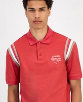 A|X Armani Exchange Men's Stripe Logo Polo Shirt