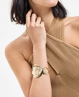 I.n.c. International Concepts Gold-Tone Disc Statement Bracelet, Exclusively at Macy's