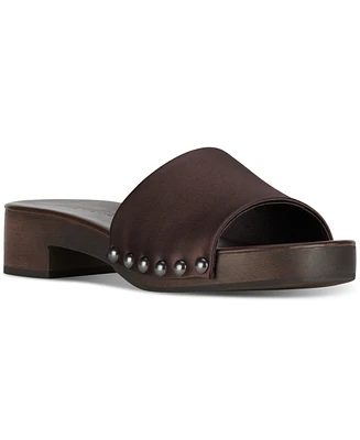 Jeffrey Campbell Cambrie Wooden Platform Slide Sandals