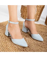 Marcelle Low Block Heel Pumps