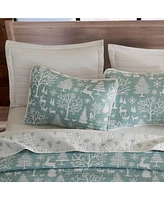 Linery & Co. Winter-Themed Microfiber Quilt Set with Shams