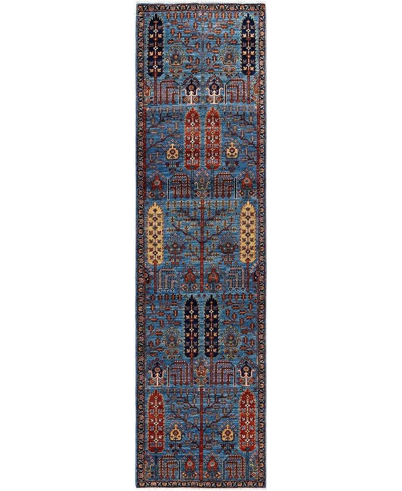 Adorn Hand Woven Rugs Serapi M1945 2'9''x10'1'' Runner Area Rug