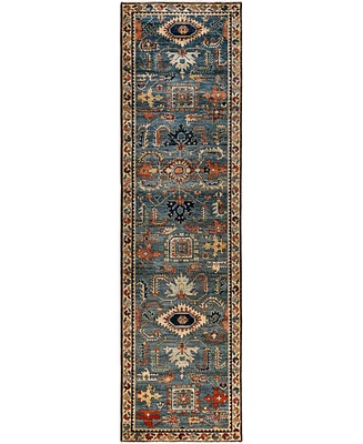 Adorn Hand Woven Rugs Serapi M1945 2'7''x9'8'' Runner Area Rug