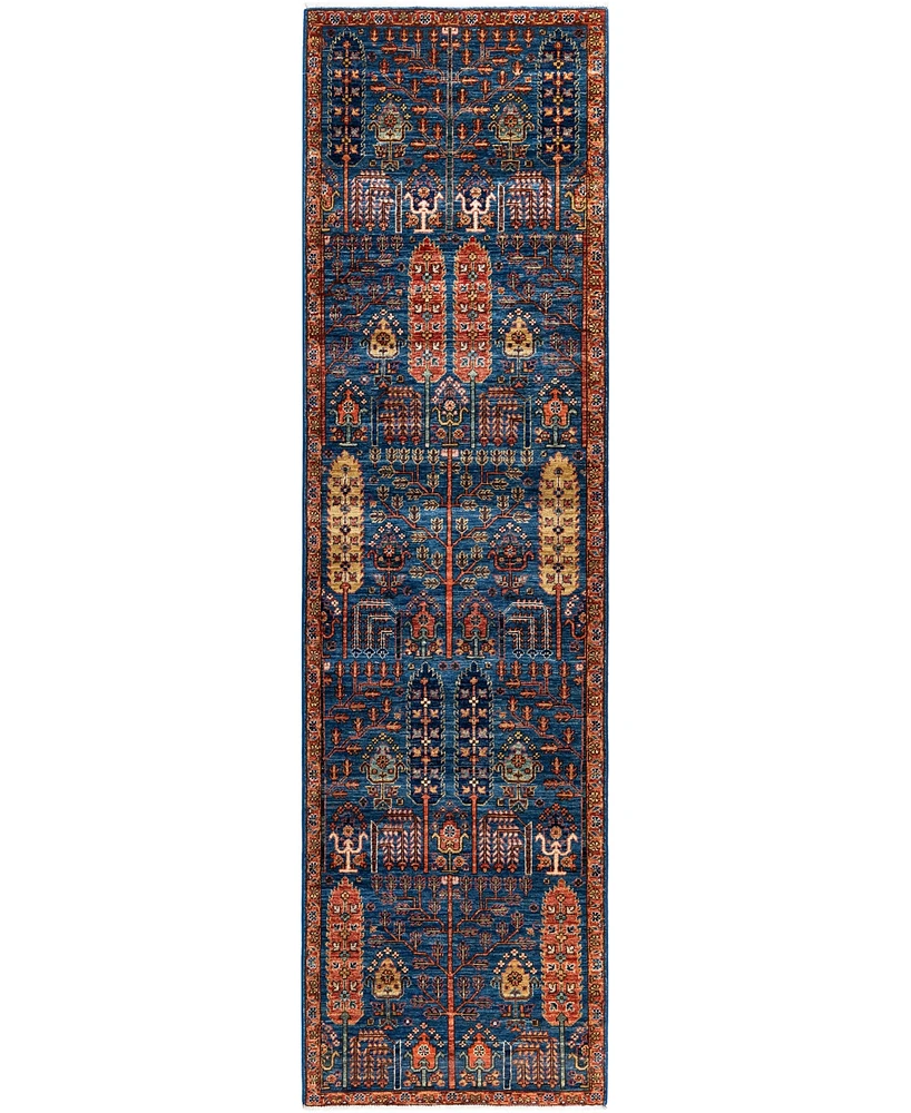 Adorn Hand Woven Rugs Serapi M1945 2'9''x9'10'' Runner Area Rug