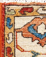 Adorn Hand Woven Rugs Serapi M1945 2'9''x9'8'' Runner Area Rug