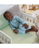 Gerber Toddler Boys Footless Pajamas with Reverse Zipper, 3-Pack