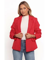Petal and Pup Women's Simona Single Button Twill Blazer