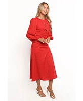 Petal and Pup Women's Laine Long Sleeve Midi Dress