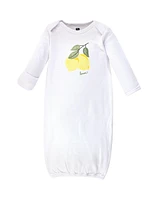 Hudson Baby Baby Girls Hudson Cotton Gowns, Lemon, Preemie/Newborn