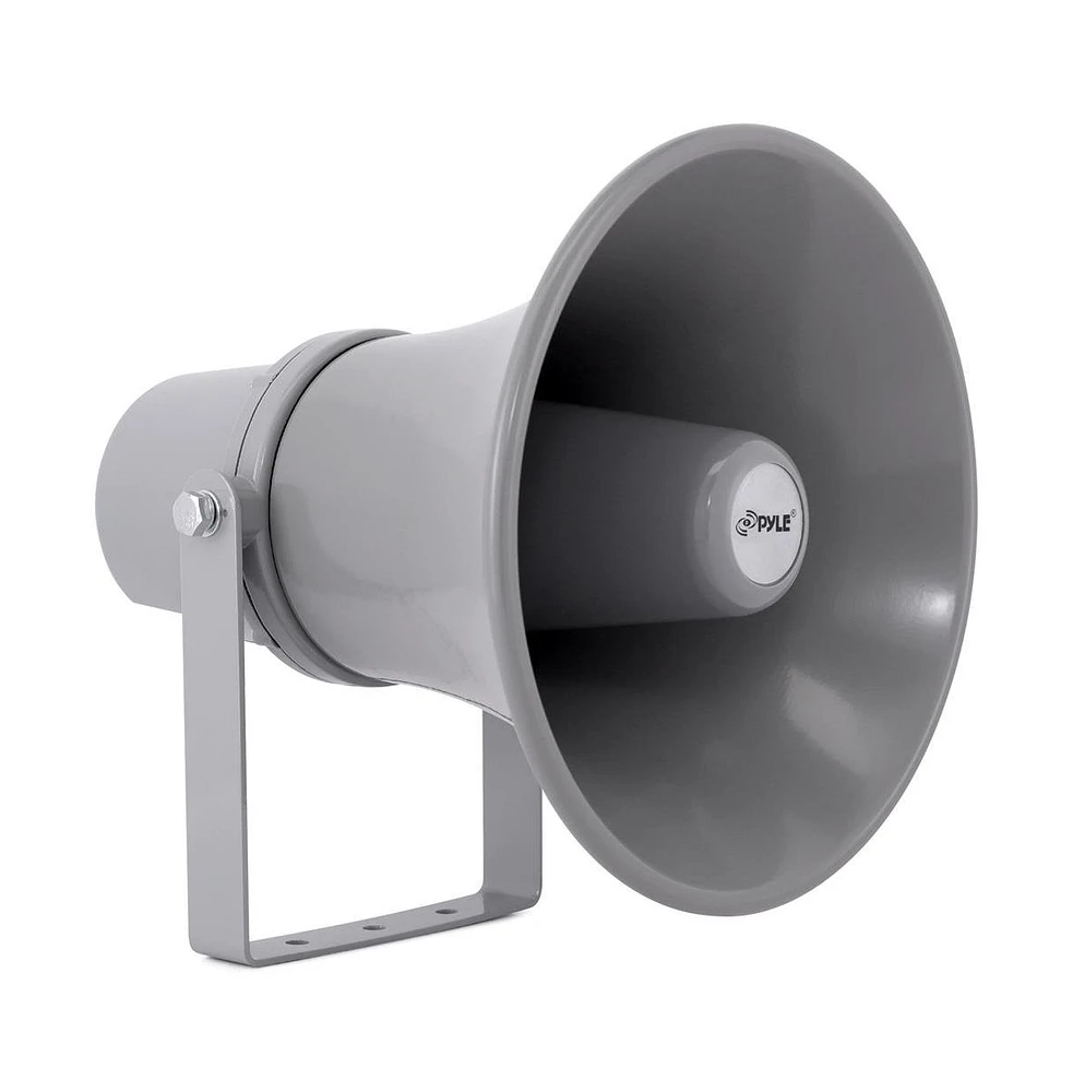 Pyle PHSP101T 9.7" Indoor/Outdoor 20 Watt Pa Horn Speaker with 70V Transformer, Grey