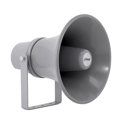 Pyle PHSP101T 9.7" Indoor/Outdoor 20 Watt Pa Horn Speaker with 70V Transformer, Grey