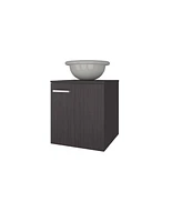 Pirtleville Bathroom Vanity with Integrated Sink and Faucet