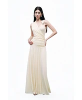 Nocturne Women's Accessory Detailed Maxi Dress