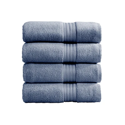 Linery & Co. Quick-Drying Cotton 4-Piece Bath Towel Set