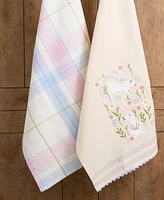 Design Imports Oh Hoppy Day Cotton Dishtowels Set
