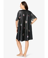 Only Neccessities Plus Necessities Short Sweeping Printed Lounger