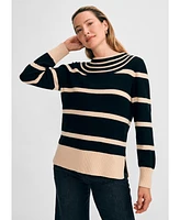 Isaac Mizrahi Women's Mock Neck Sweater