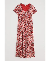 Seasalt Cornwall Women's S/S Tor View Dress with Scoop Neck