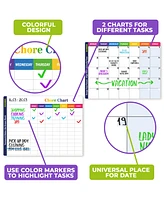 Quokka Magnetic Chore Chart for Adults and Multiple Kids - Routine Chart Board for Family Calendar - Weekly Tasks