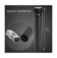 Pyle Professional Moving Coil Microphone – Dynamic Handheld Mic with 15' Xlr Cable