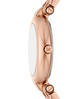 Michael Kors Women's Laney Three-Hand Rose Gold-Tone Stainless Steel Watch, 30mm