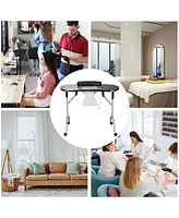 Byootique Folding Manicure Nail Table 4in1 Rolling Makeup Train Case Cb Dusk