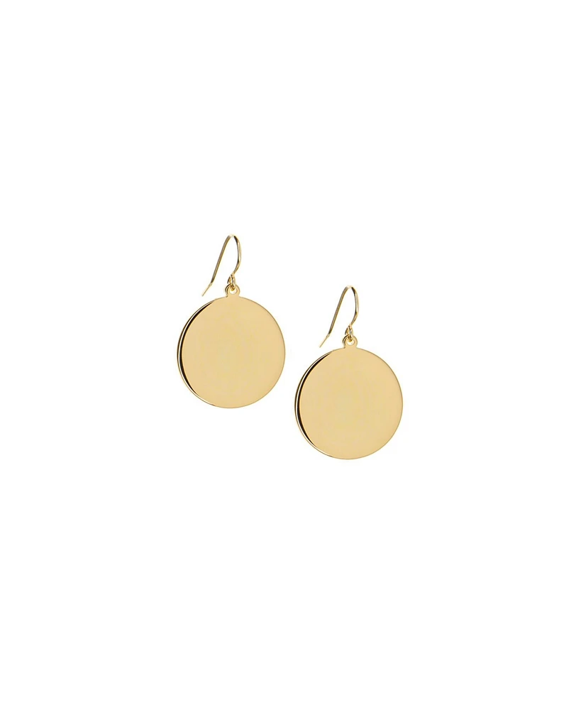 Disc Drop Earring